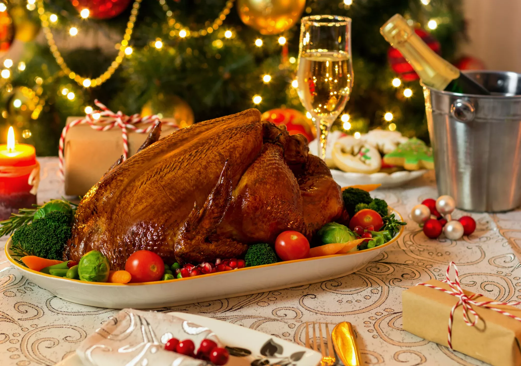 Receita de Peru de Natal Suculento