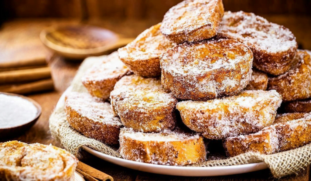 Receita de Rabanada Simples