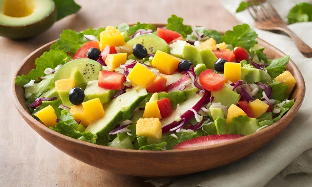 Receita de salada tropical simples