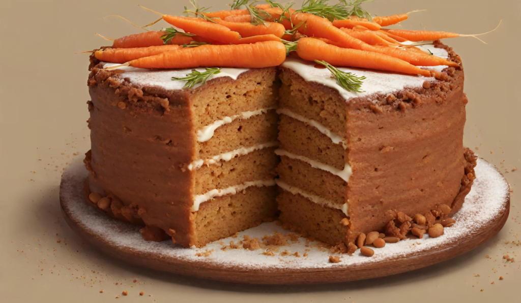 bolo de cenoura fit