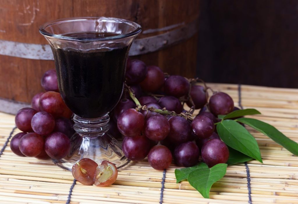 A popularidade do suco de uva