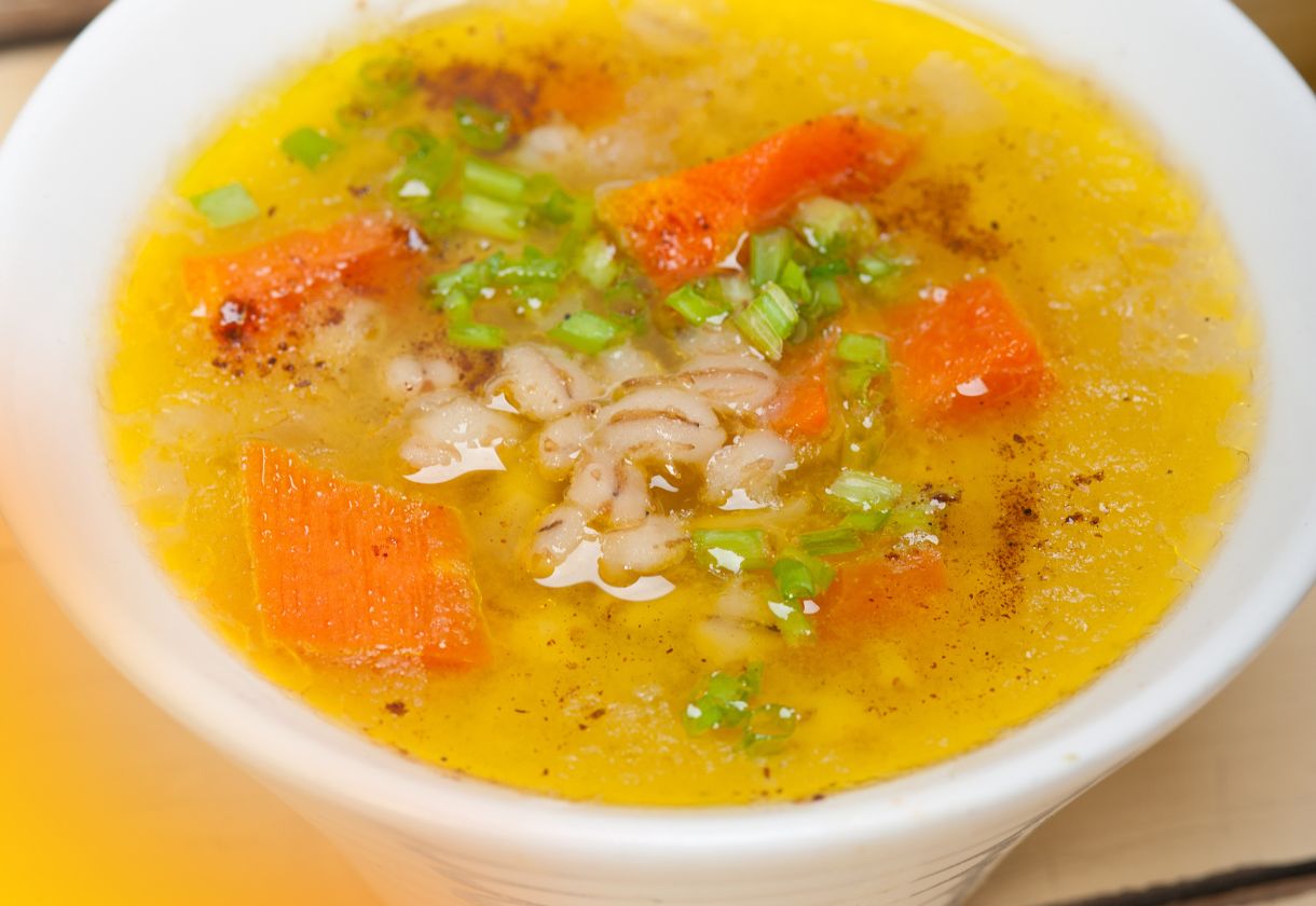 Caldo de Legumes com Quinoa