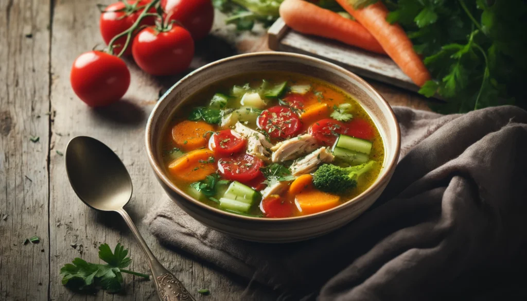 Benefícios de Saborear uma Sopa de Legumes com Frango