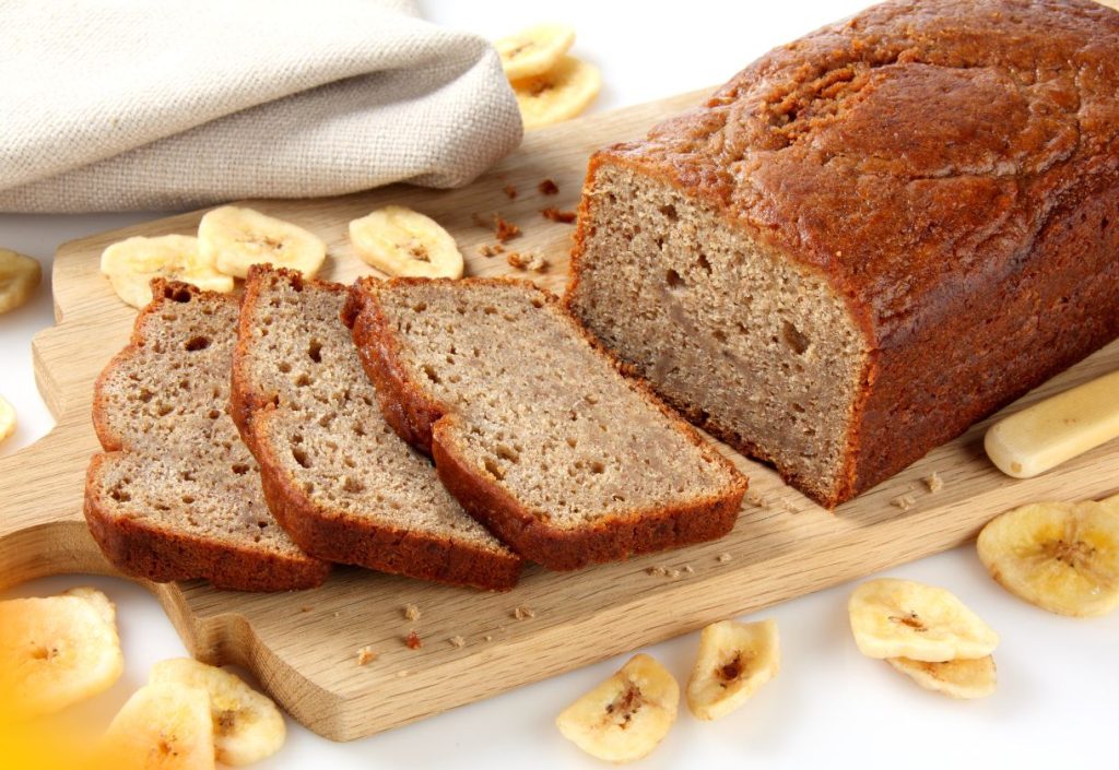 Bolo de Banana com Farinha de Rosca
