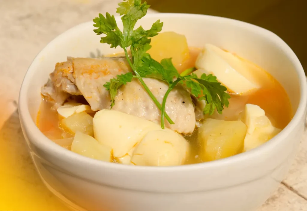 Receita de Caldo de Frango com Batata Doce