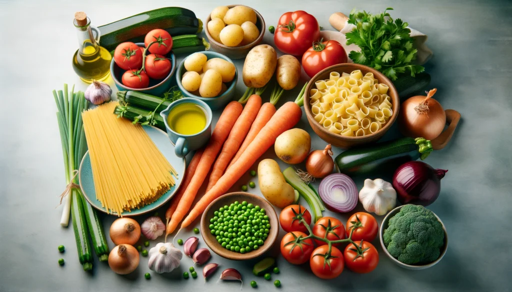 Ingredientes Necessários para Fazer a Sopa de Capeletti com Legumes