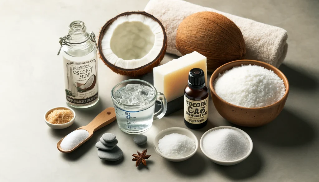 Ingredientes para Fazer Detergente de Coco Caseiro