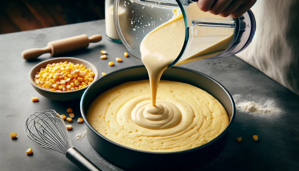 Modo de Preparo do Bolo Cremoso de Milho de Liquidificador