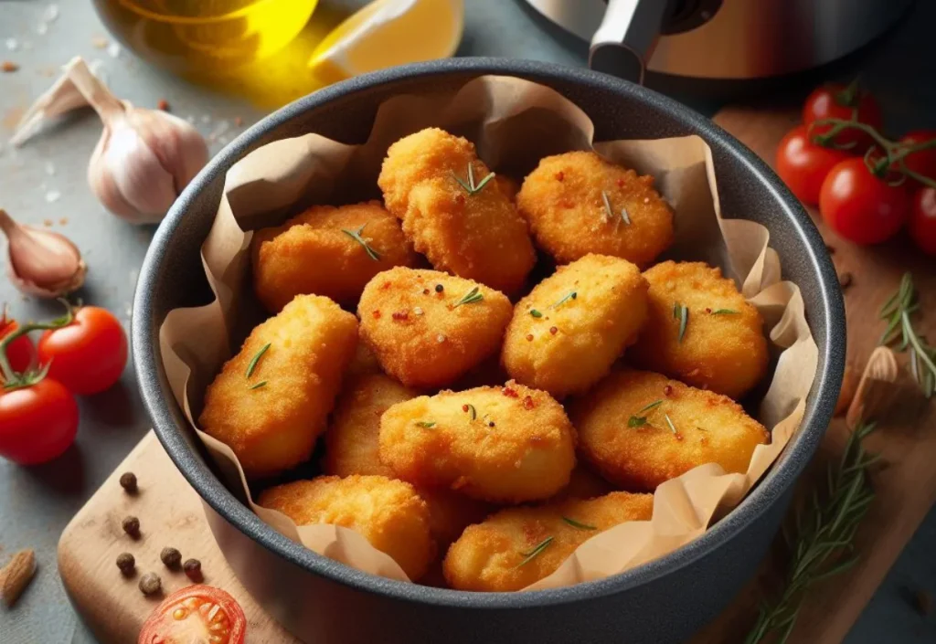 Nuggets caseiro na airfryer