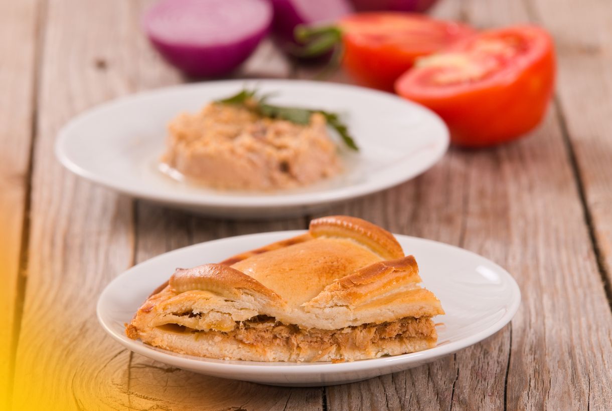 Receita de Torta de atum com massa folhada