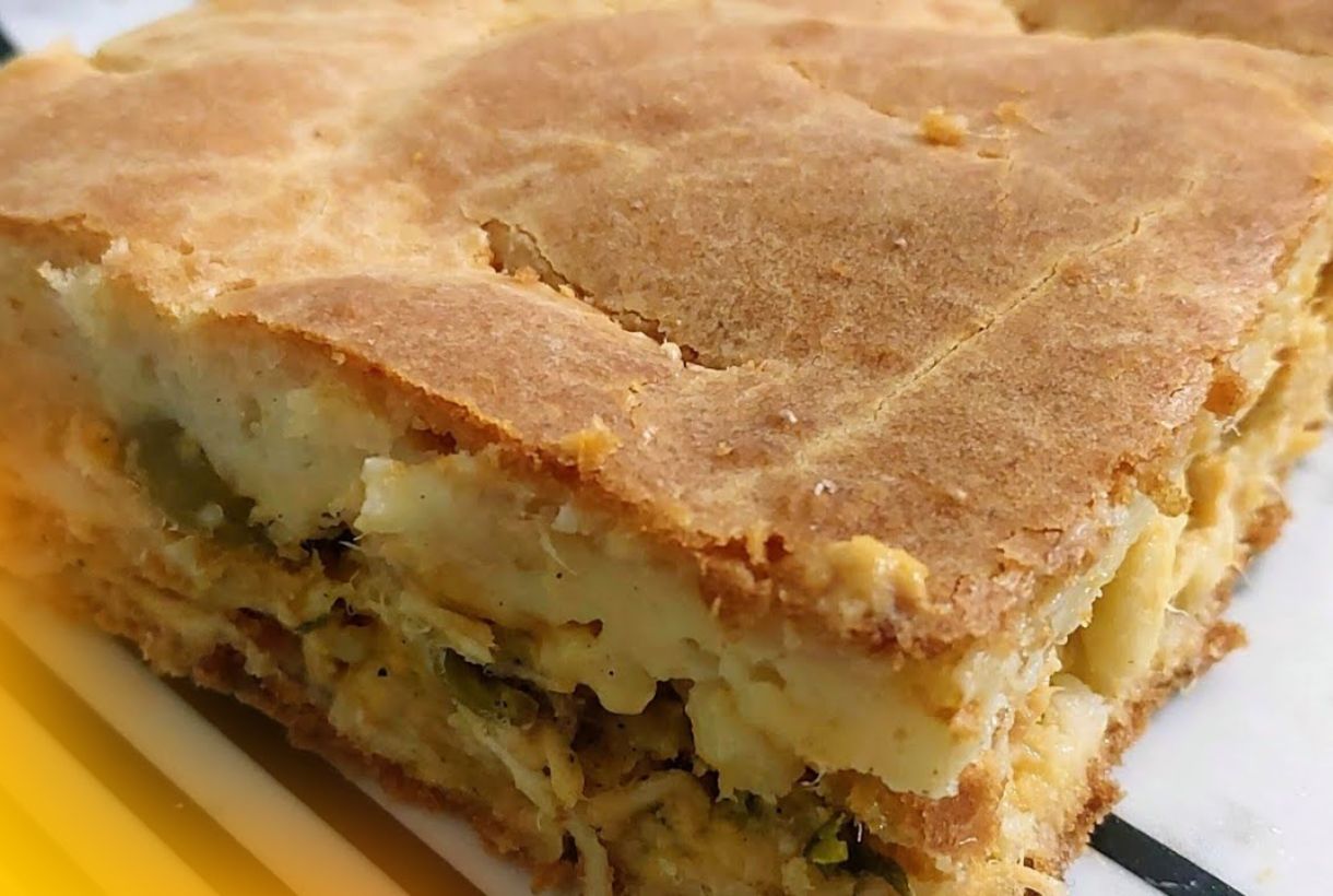 Receita de Torta salgada de liquidificador com maizena