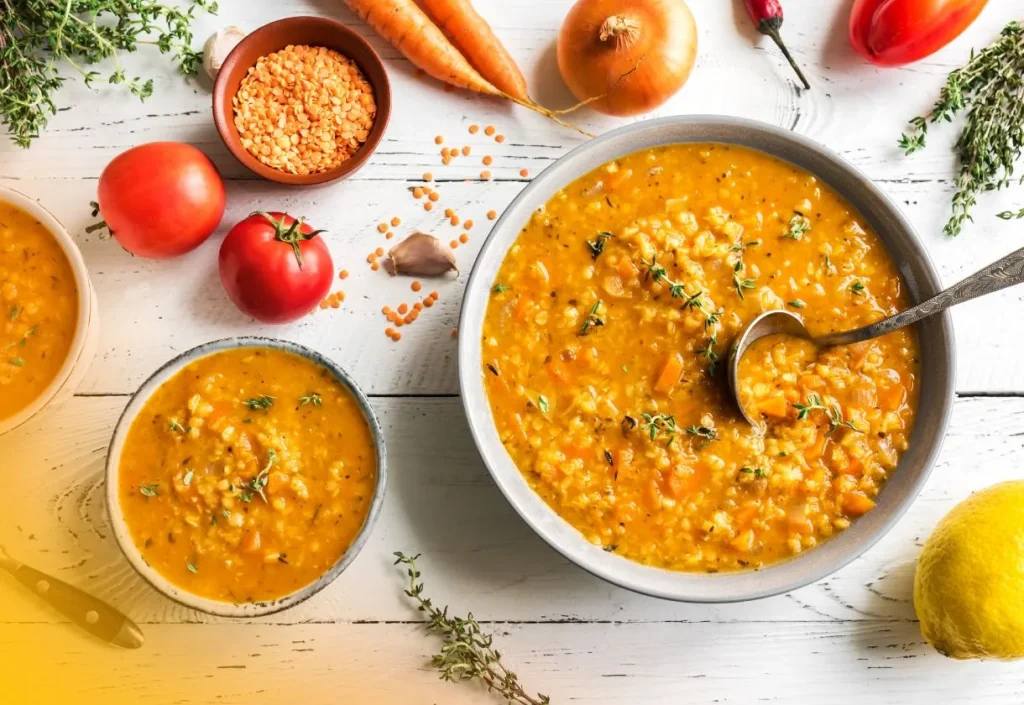 sopa de lentilhas