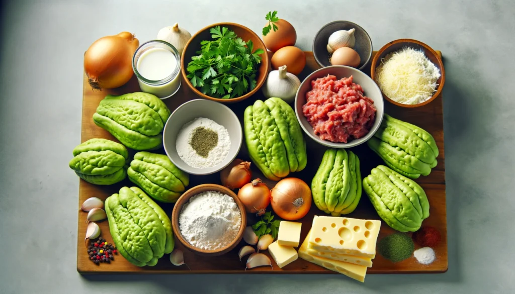 Ingredientes Essenciais para o Suflê de Chuchu com Carne Moída