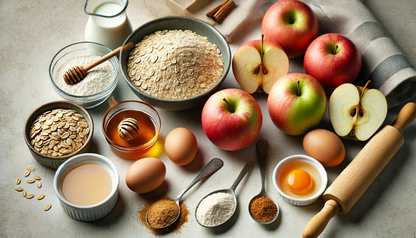 Ingredientes Nutritivos para o Seu Bolo de Maçã Fit