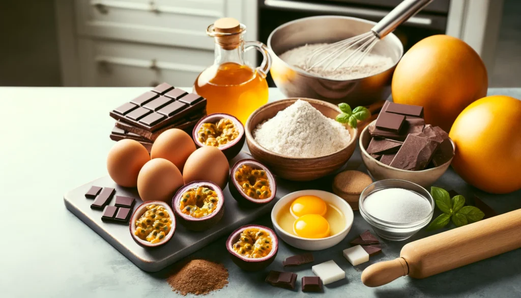 Ingredientes O Que Você Precisa para Fazer o Bolo de Chocolate com Maracujá