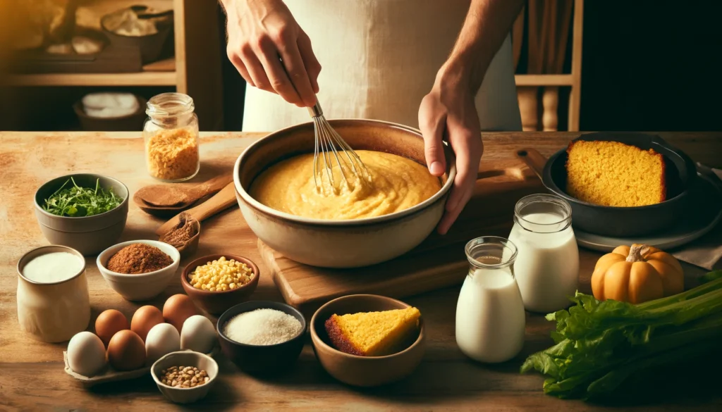 Modo de Preparo do Bolo de Fubá Vegano e Sem Glúten