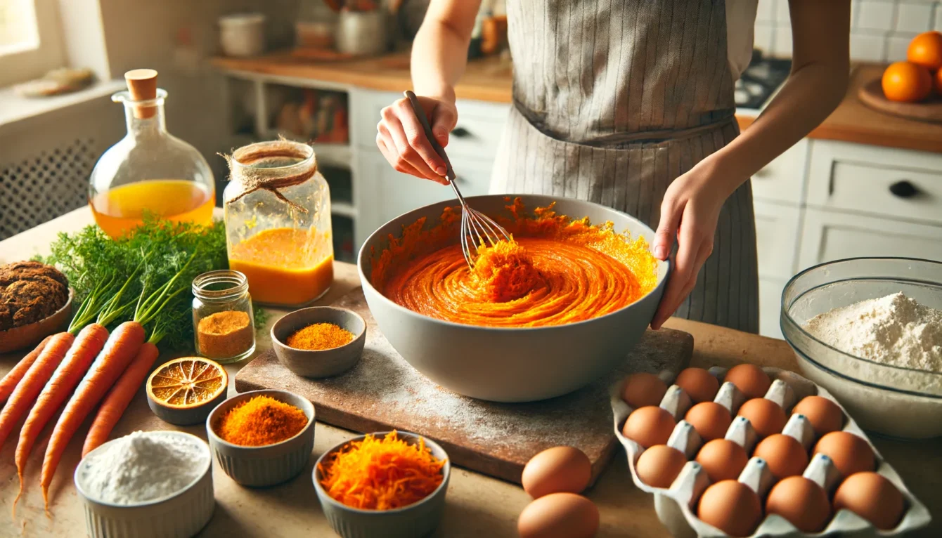 Modo de Preparo do Bolo de Laranja com Cenoura Passo a Passo para um Bolo Perfeito