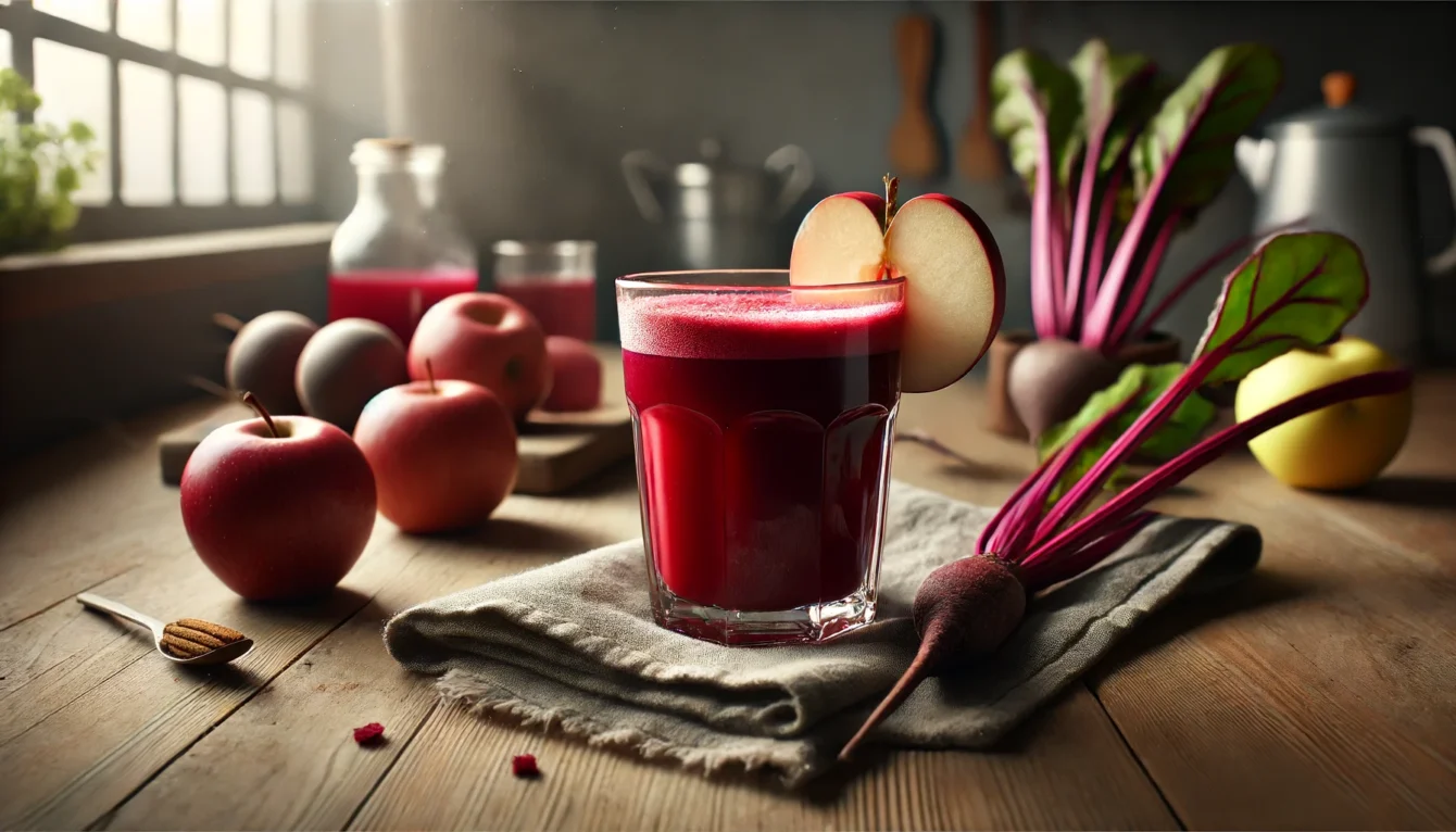 Suco de Beterraba com Maçã para Equilibrar a Glicose