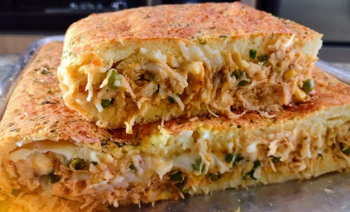 massa de torta de frango