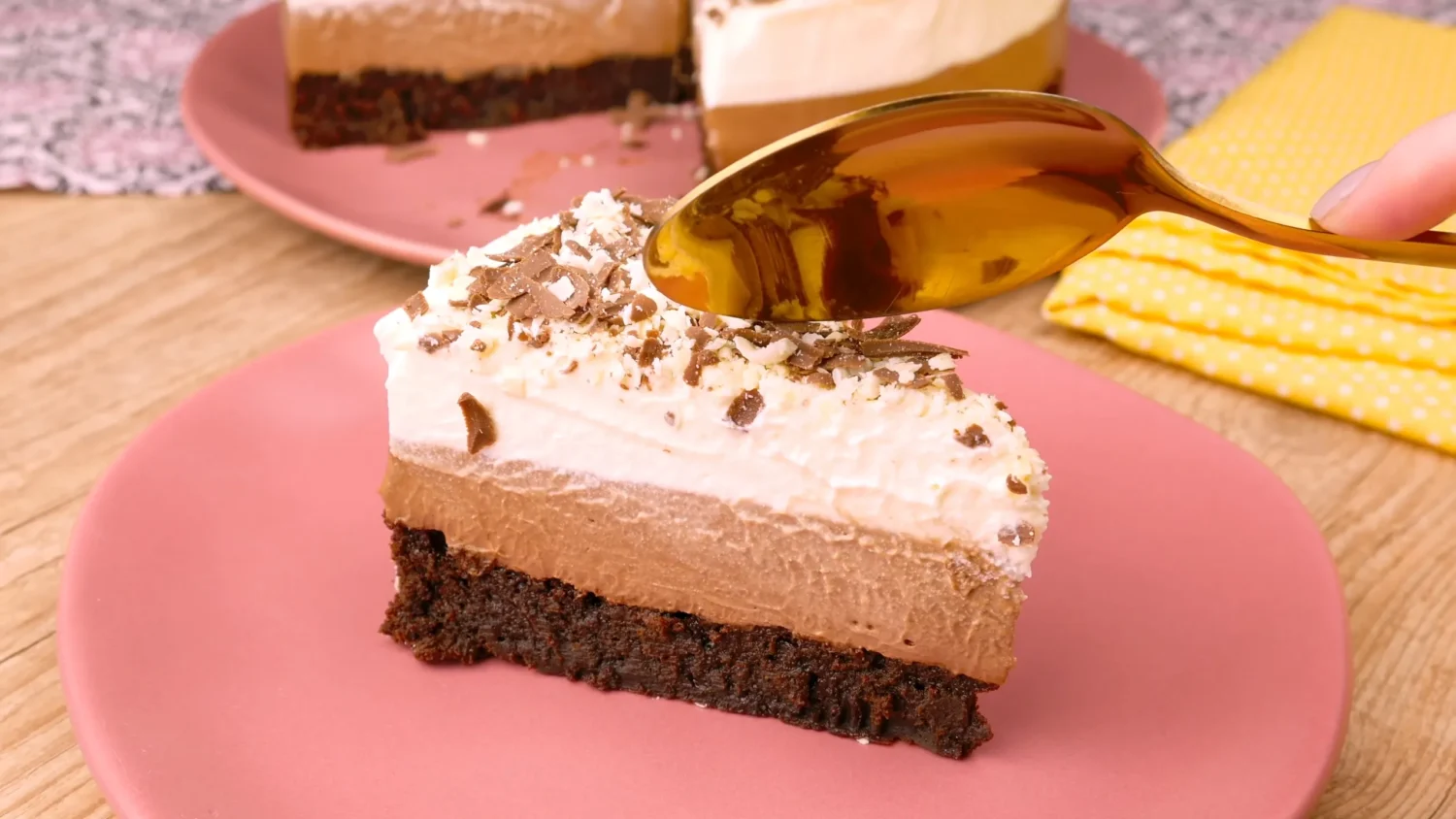 Acompanhamentos para a Torta Brownie com Duas Mousses