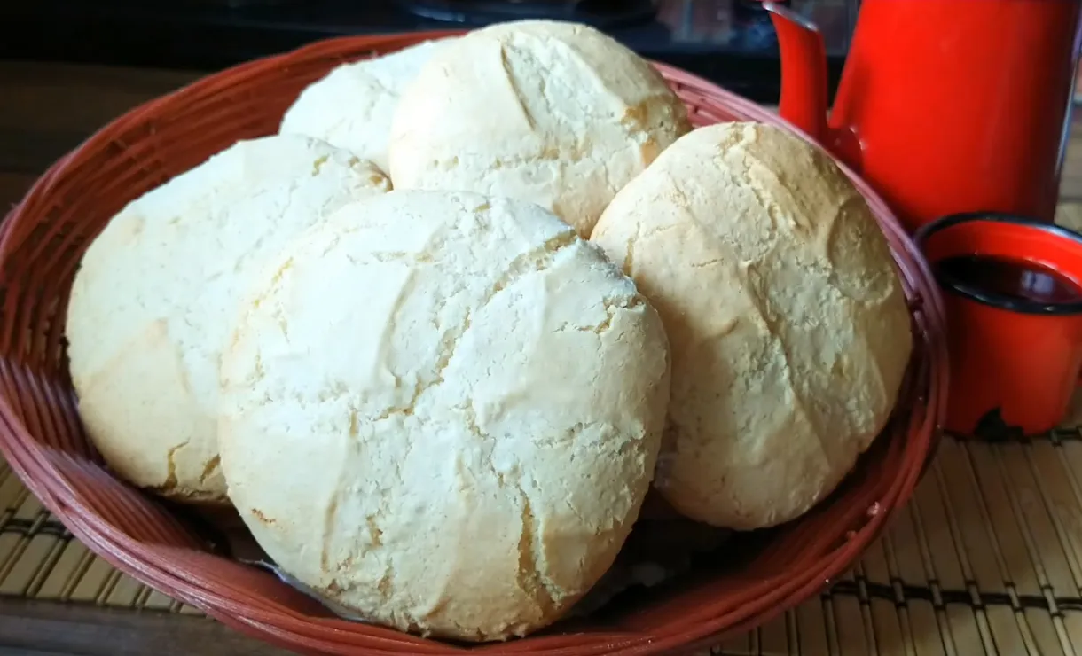 Biscoito de polvilho assado quebrado