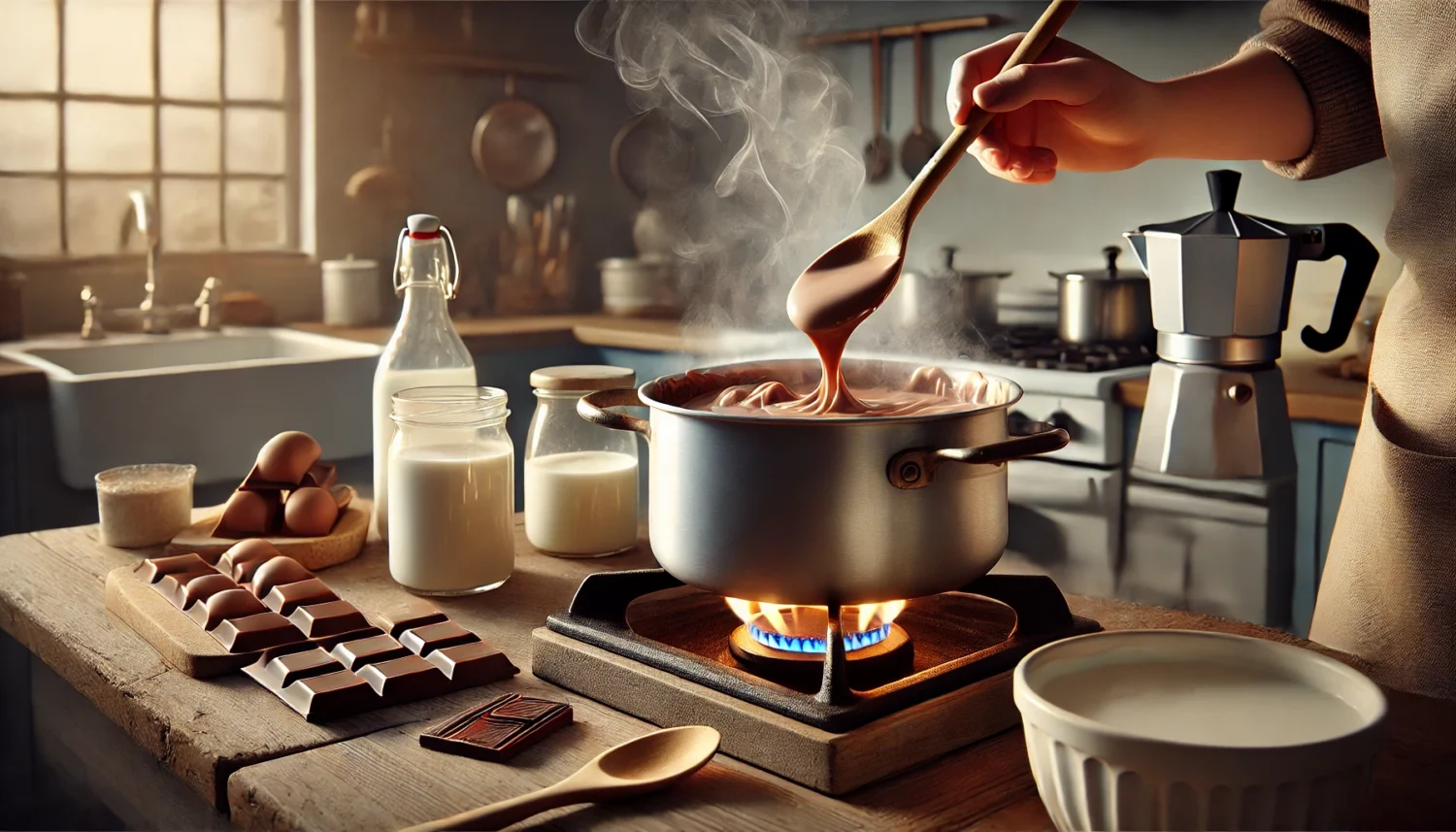 Como Preparar o Chocolate Quente com Creme de Leite Passo a Passo Detalhado