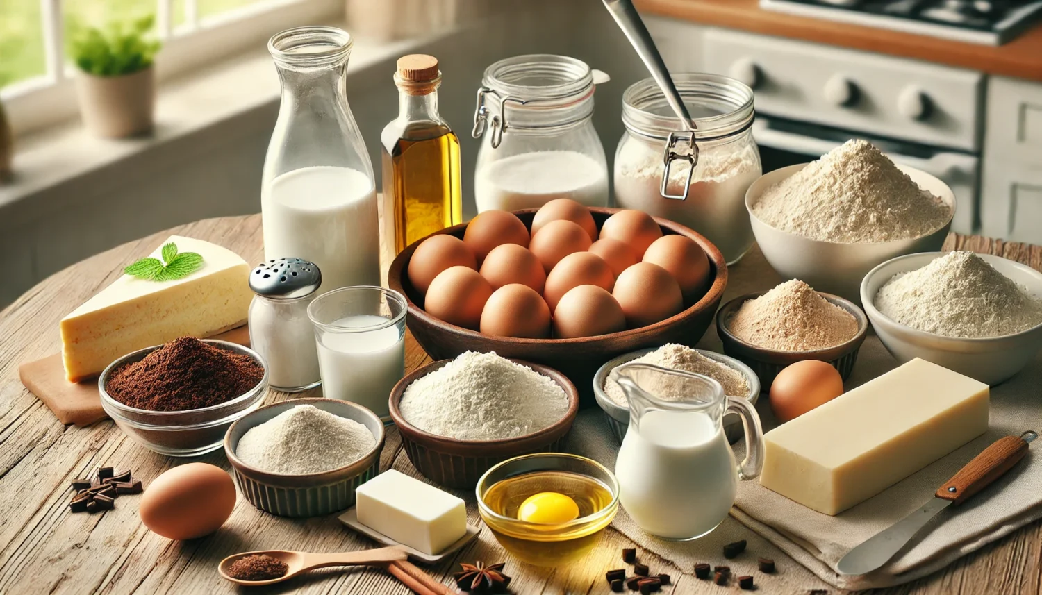 Ingredientes Essenciais para o Bolo de Chocolate Gelado