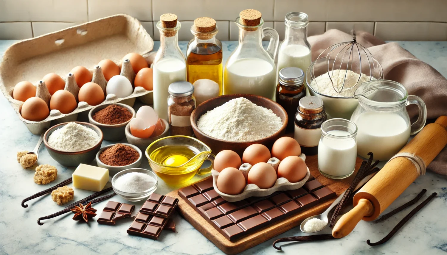 Ingredientes Essenciais para um Bolo no Pote de Chocolate Perfeito