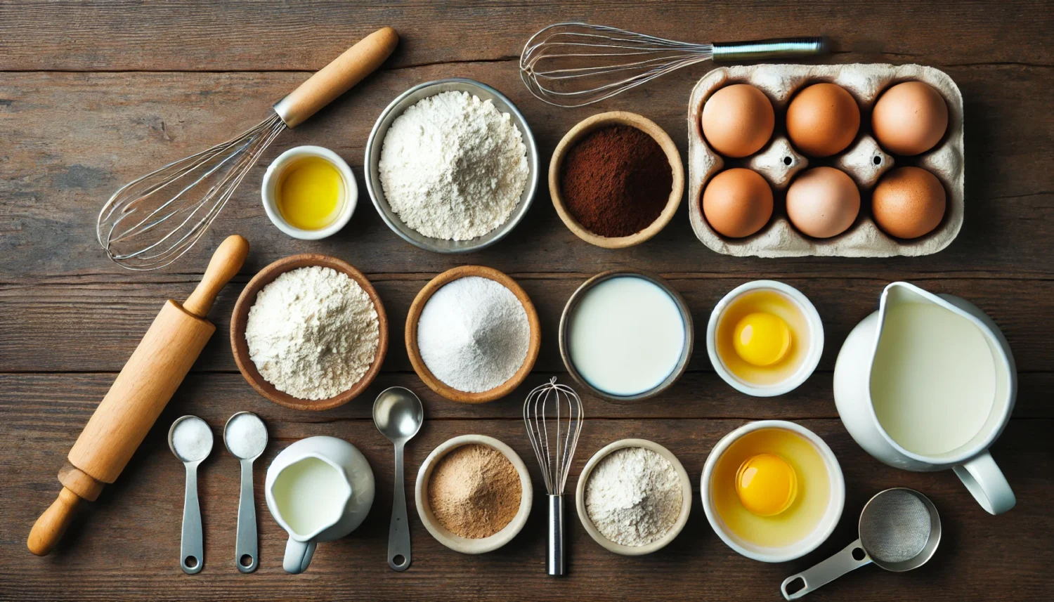 Ingredientes Simples para o Bolo de Caneca de Chocolate