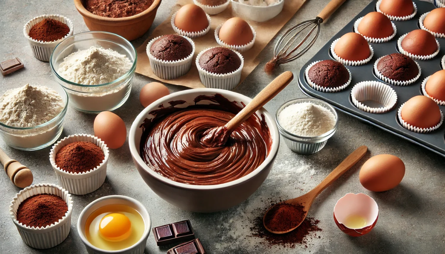 Passo a Passo do Modo de Preparo dos Cupcakes de Chocolate Guia Completo
