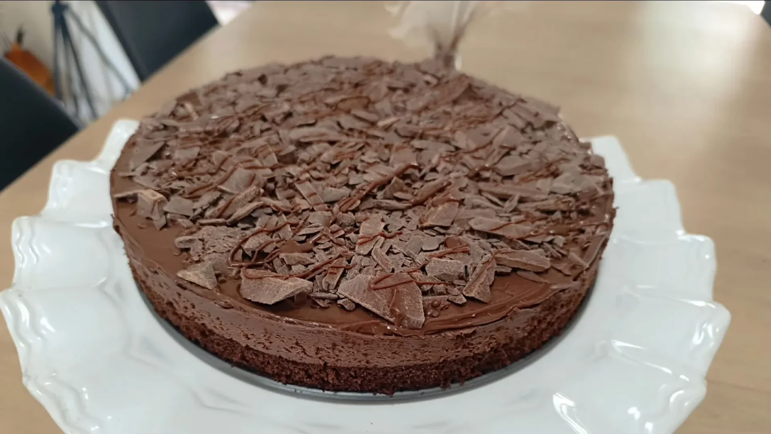 Torta Bolo Mousse de Chocolate Delícia Cremosa que fica Pronta em menos de 2 minutos