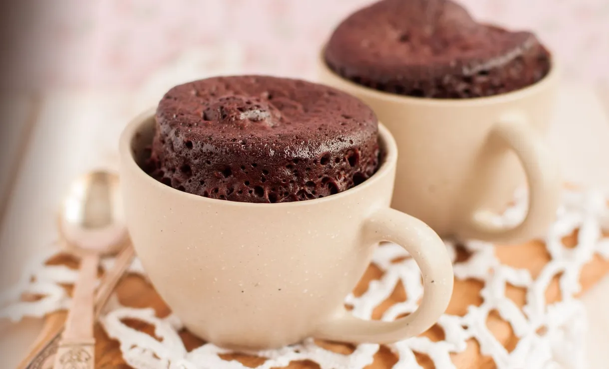 bolo de caneca de chocolate receita