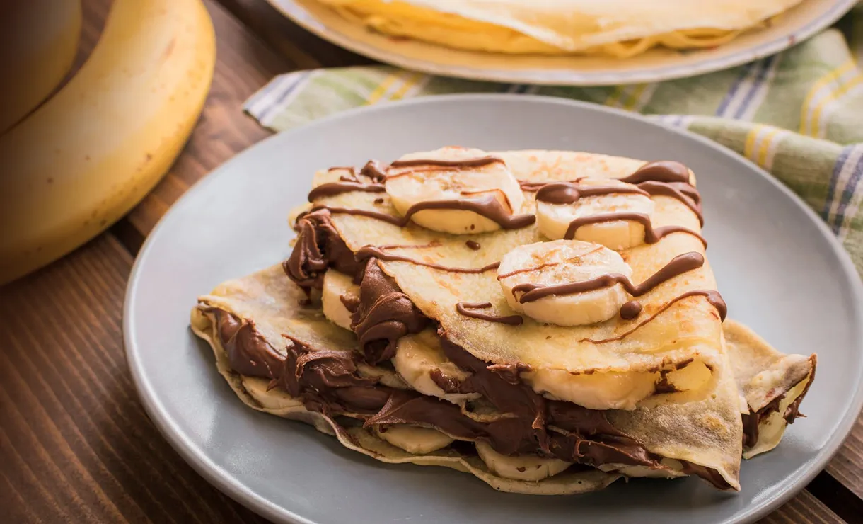 receita de panqueca de chocolate