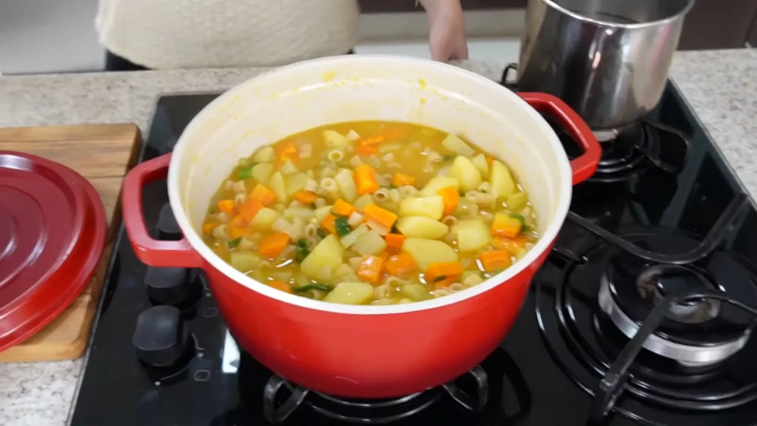 Ingredientes Simples para a Sopa de Legumes