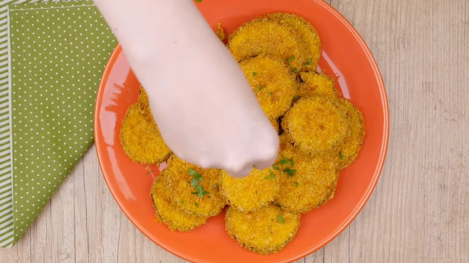 Berinjela Empanada Crocante e Sequinha