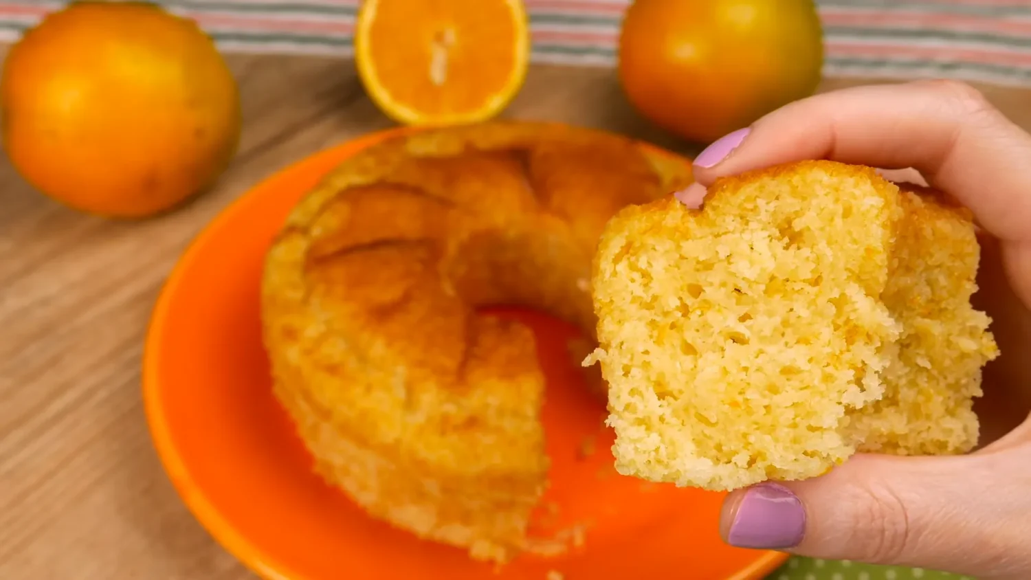 Bolo de Laranja Fofinho