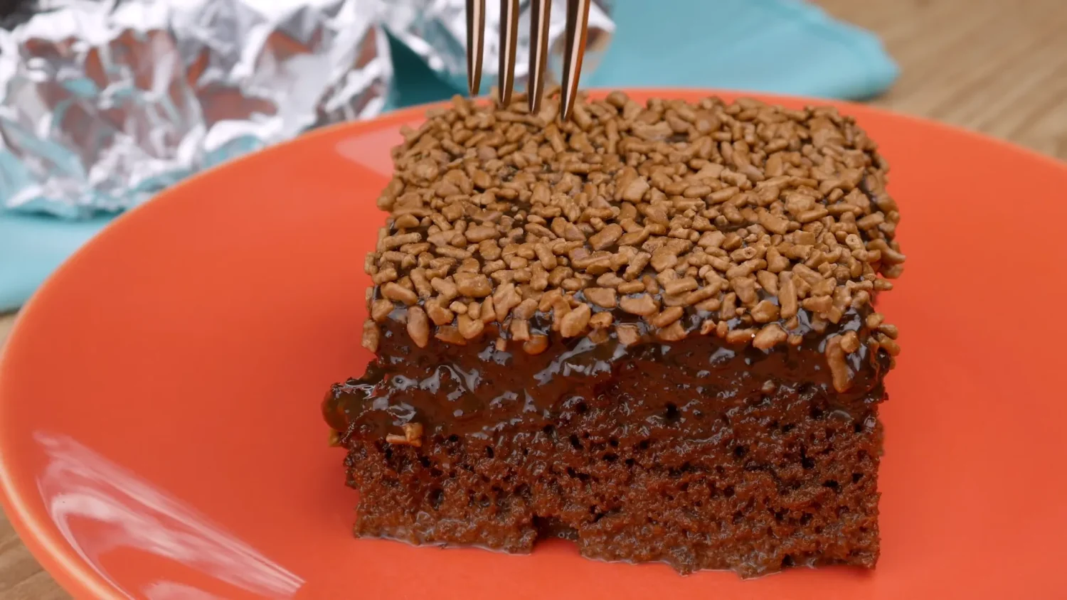 Bolo Gelado de Chocolate