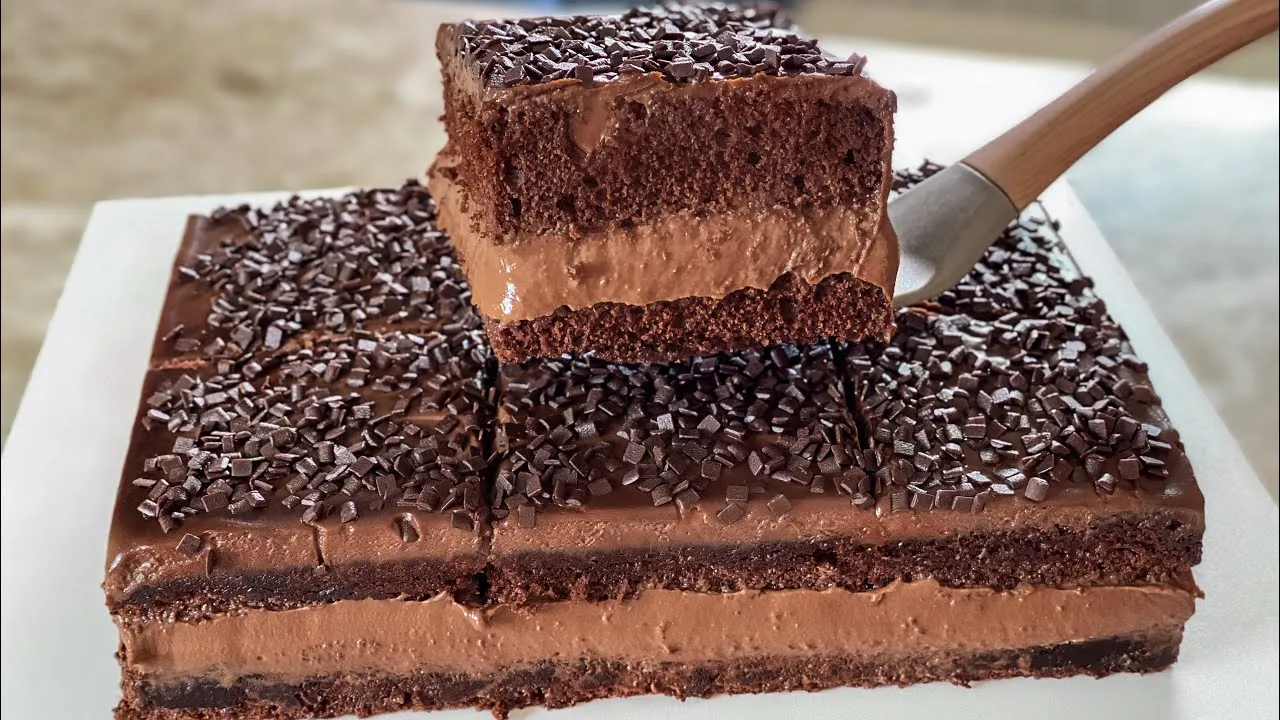 Bolo Gelado de Chocolate A Sobremesa perfeita para fazer nesse domingo no dia dos Pais