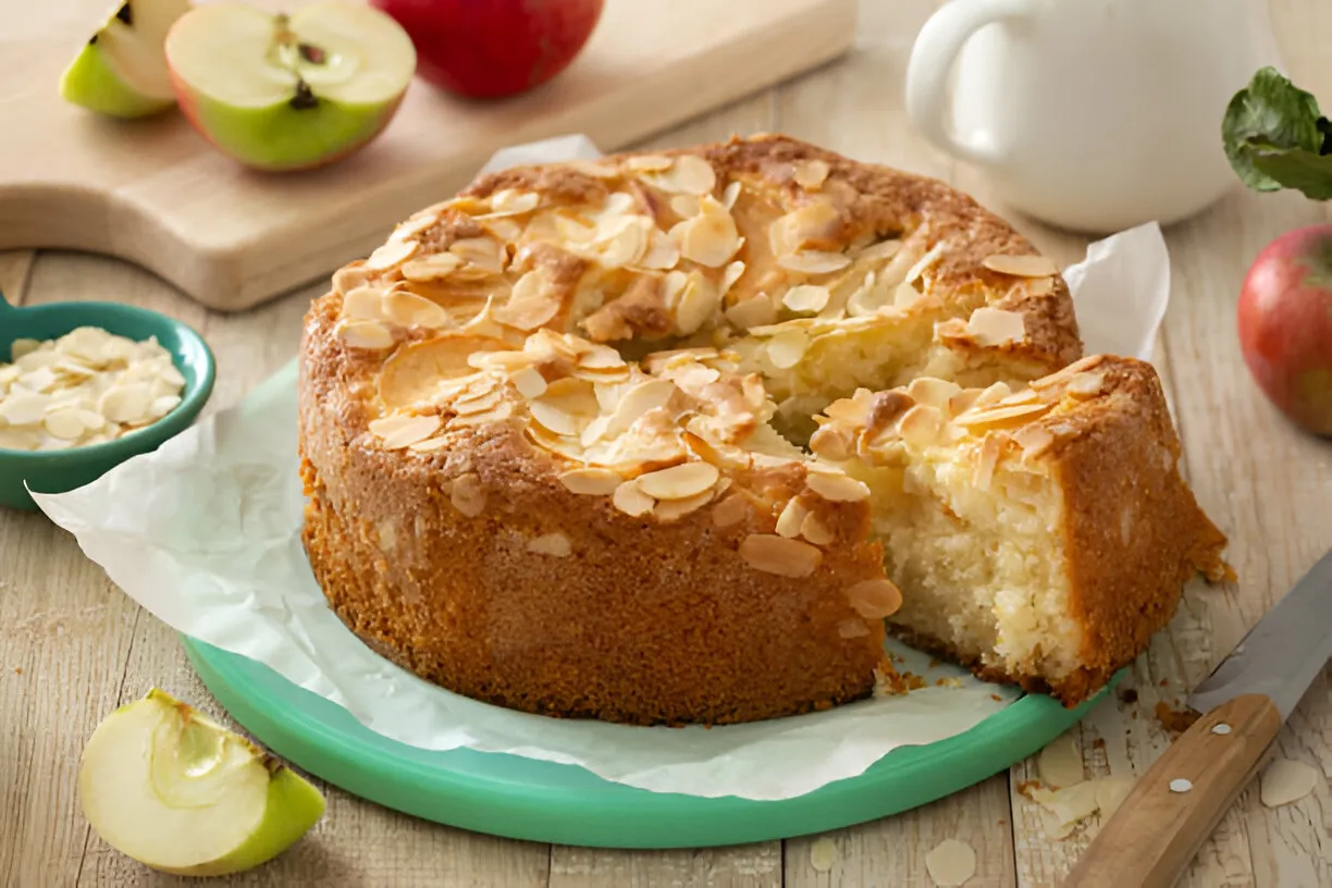 Bolo de maçã surpreendente que todo mundo adora no lanche da tarde