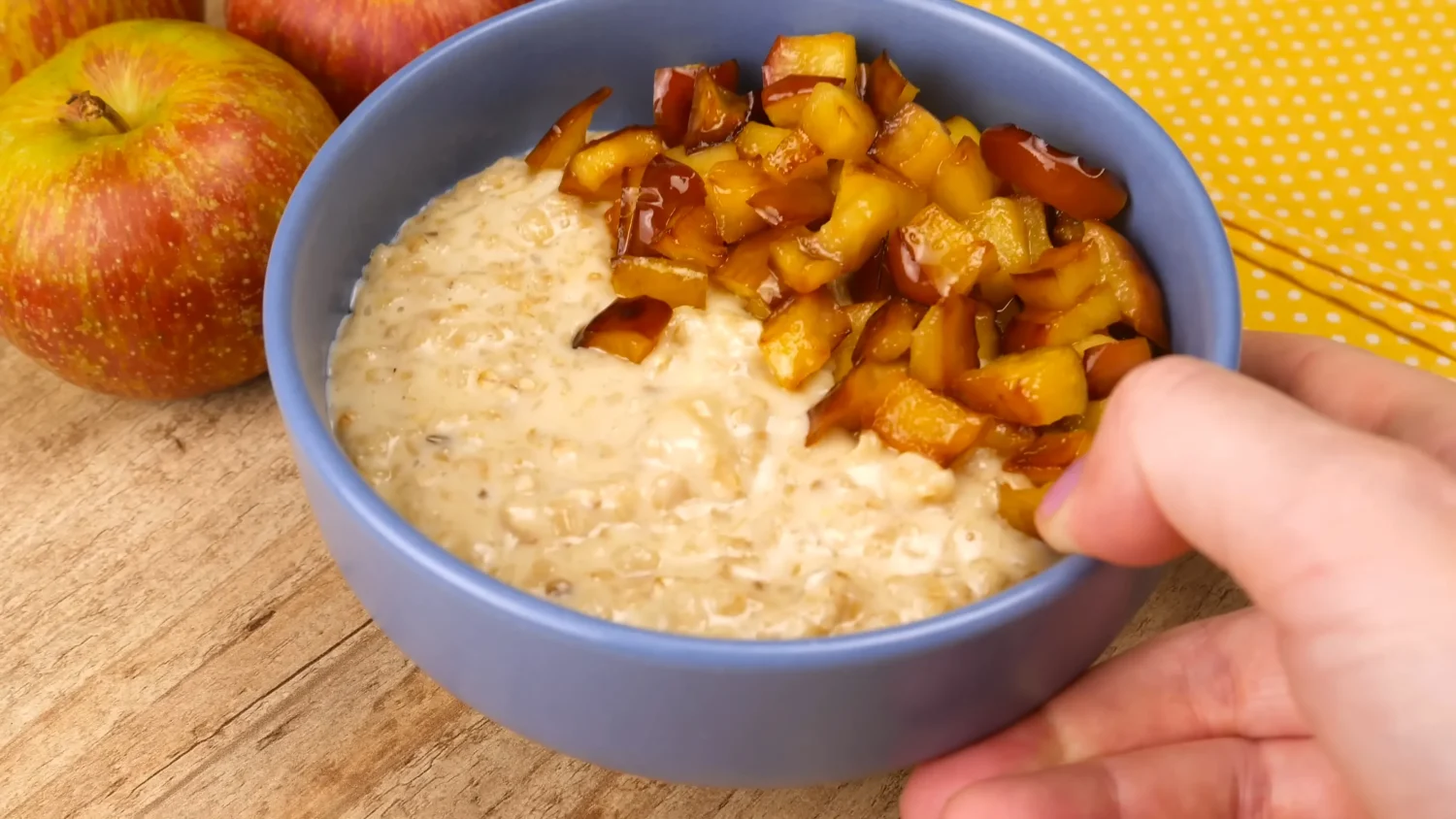 Ingredientes para Fazer o Melhor Mingau de Aveia com Maçã Caramelizada