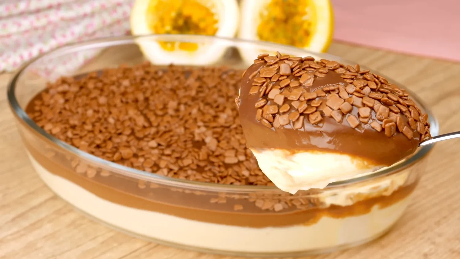 Sobremesa de maracujá perfeita