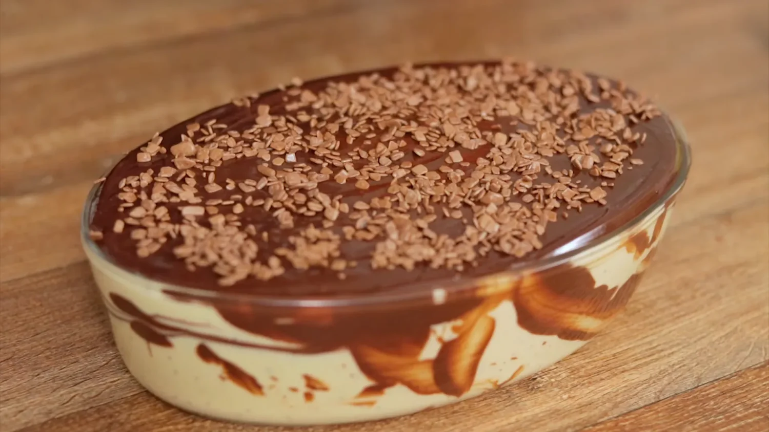 Mousse de Maracujá com Chocolate Trufado