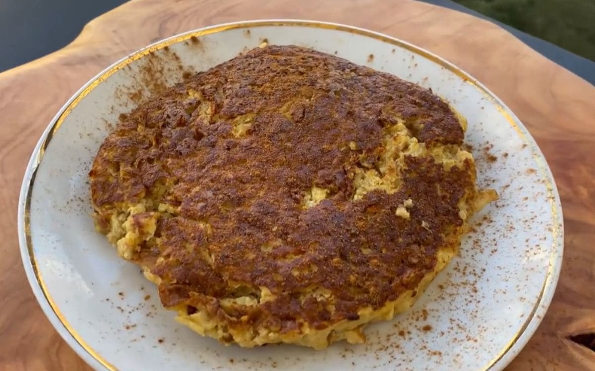 Panqueca Fit de Maçã: Fácil e Deliciosa, pronta em 10 minutos para o café da manhã