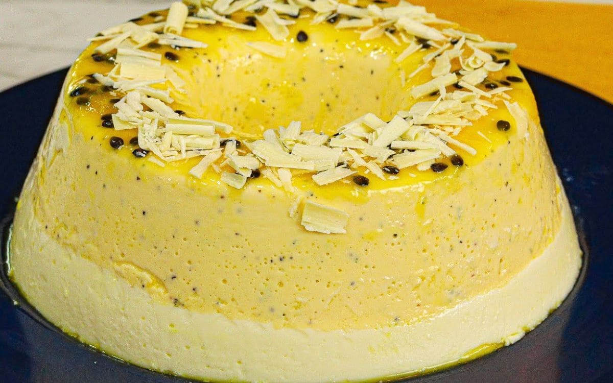 Receita Deliciosa de Pudim de Maracujá com Leite Ninho: Sobremesa Cremosa e Fácil de Fazer