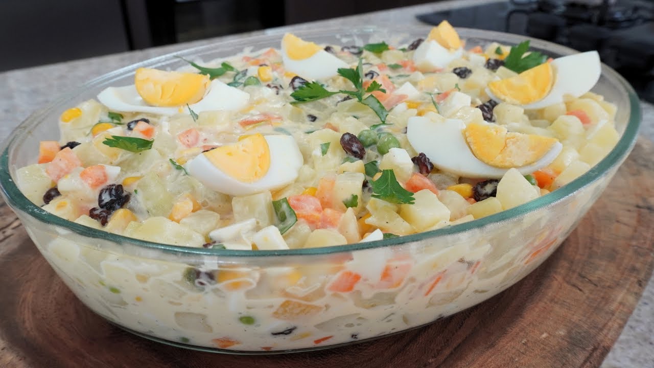 Salada de Maionese Muito gostosa para acompanhar qualquer refeição