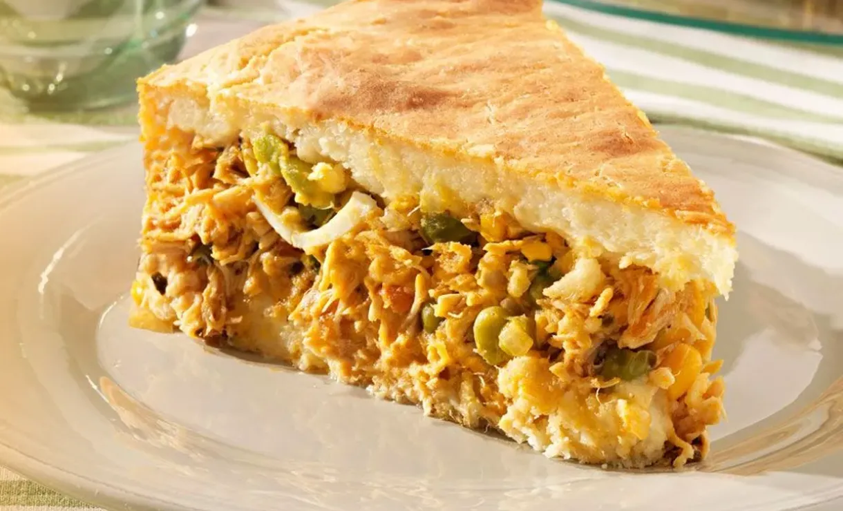 Torta de Frango de Liquidificador