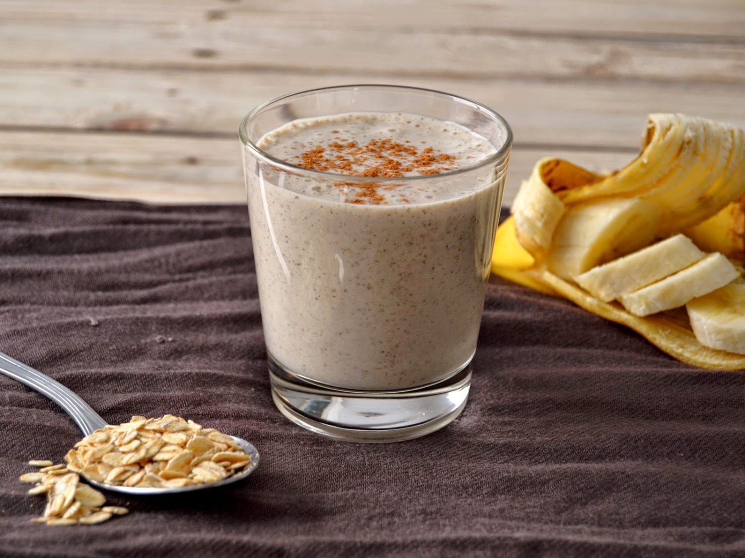 Hipercalorico Caseiro com Leite, Banana, Aveia, Farinha lactea e Whay