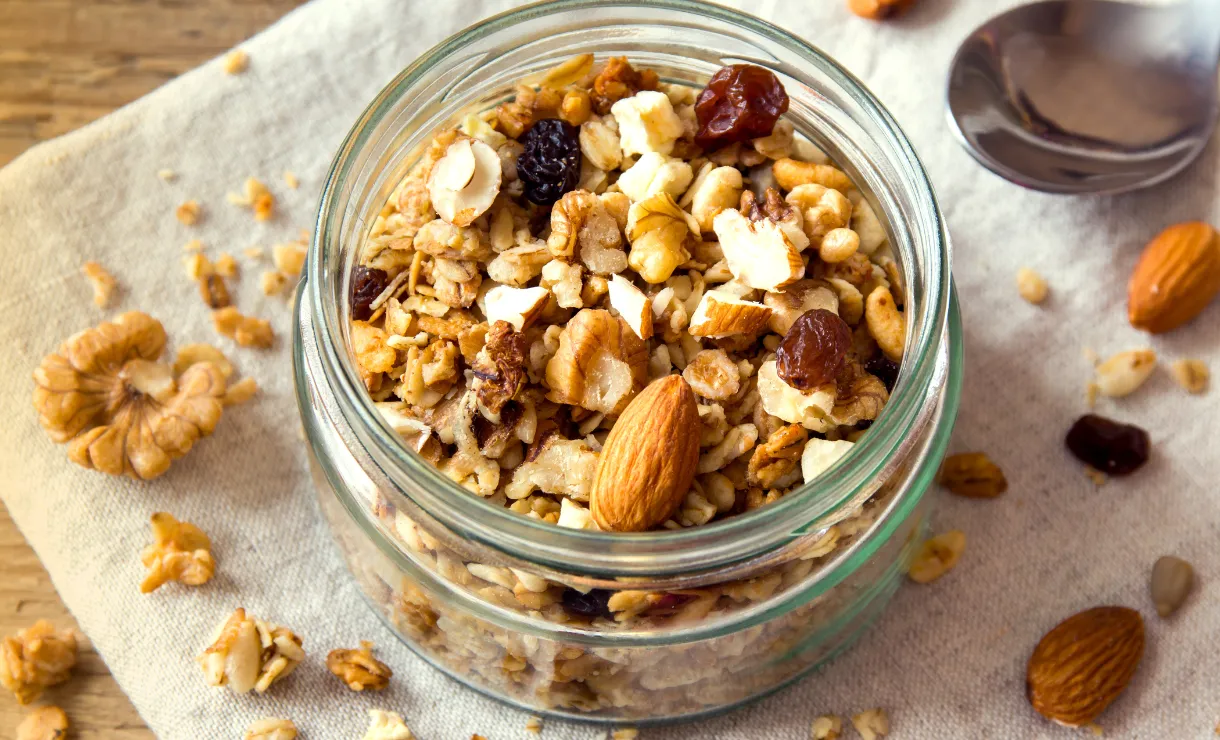 granola caseira saudável