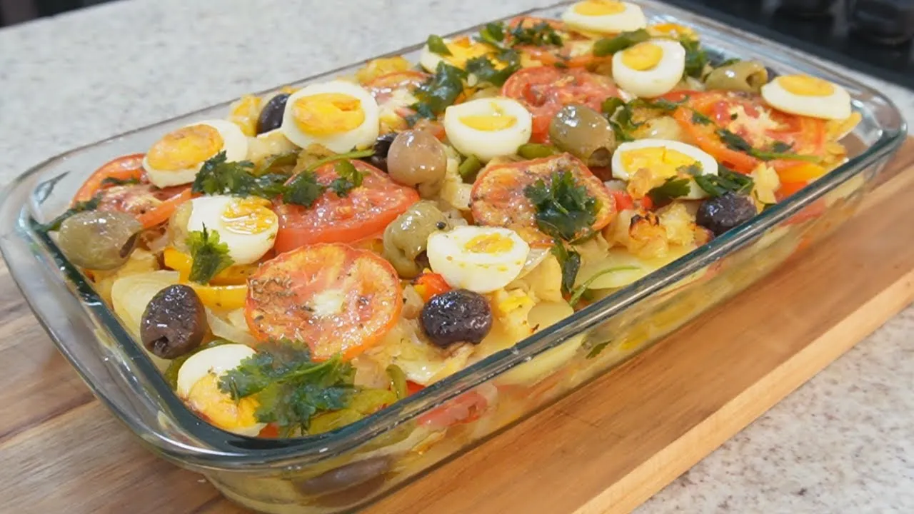 Bacalhoada ao Forno: Receita Deliciosa e Fácil de dar Água na Boca