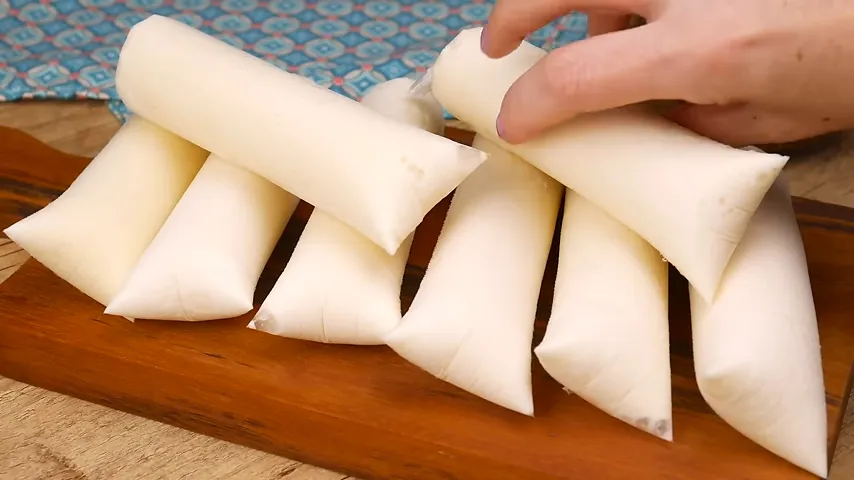 Ingredientes Simples para o Geladinho Cremoso de Coco